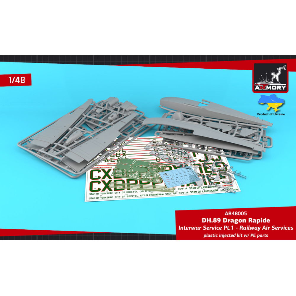 modelsUA > PROPS 1:48 > DH.89 Dragon Rapide - Short-Haul